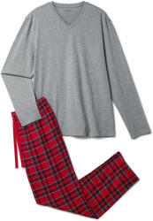 Tchibo - Férfi pizsama flanelnadrággal - férfi - méret M 48/50 - szürke/kockás