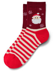 Tchibo - 1 pár karácsonyi zokni - uniszex - méret 31-34 - fehér