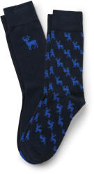 Tchibo - 2 pár zokni - férfi - méret 44-46 - kék/mintás