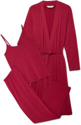 Tchibo - 3 részes pizsama - nő - méret L 44/46 - piros