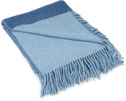 Vlnka Kétoldalas Merino gyapjú takaró kasmírral kék ágynemű méretek 140x200