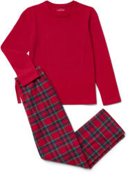 Tchibo - Flanel gyerekpizsama - nő - méret 146/152 - kék/kockás