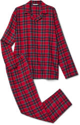 Tchibo - Flanel pizsama - férfi - méret S 44/46 - kék/kockás