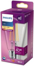 Philips E27 ST64 LED fényforrás, 2700K melegfehér, 4, 3 W, 470 lm, CRI 80, 8718699763039 (929001890255)
