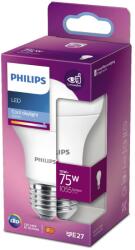 Philips E27 normál izzó A60 LED fényforrás, 6500K hidegfehér, 10 W, 200°, CRI 80, 8718699769369 (929001163803)