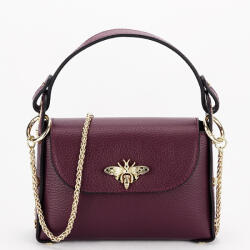 SOFILINE Geanta burgundy mica din piele naturala 1602 122 (1602BURGUNDY)