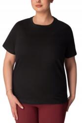  Mona Queen Size Női pamut póló, normál fazon, Base modell, fekete szín, 3XL méret (MO-W-LW25-030070015-030002-3XL)