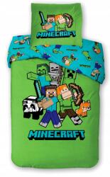  Ifjúsági Ágyneműhuzat Minecraft 140x200 Gamer Játék Alex Steve Baby Pig Creeper (Brandmac)