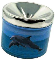  Fém hamutál mintás - delfin