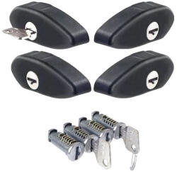 CRUZ komplett zárszett Airo rudakhoz (zárbetét+lopásgátló kupak) (932-047)