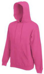 Fruit of the Loom F44 kapucnis pulóver, HOODED SWEAT, Fuchsia - M (F442807)