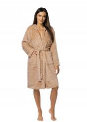 Envie Női köntös, Leopard, flanel fleece, bézs, Size L/LX (EN-W-NW24/25-020030074-020011-L/XL)