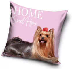  Kutyás Yorkie Pink párnahuzat 40x40 cm (CBX214054PNL) - oliviashop