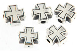  Charm Argint S999 Crucea Ordinul Crucii lui Hristos - 8 x 8 mm - 1 Buc - concepttropic - 22,00 RON