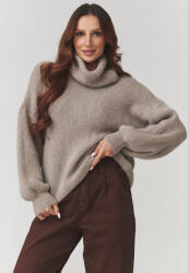 Makadamia Női alpaka pulóver | cappuccino