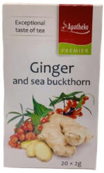 Apotheke - Gyömbér és Homoktövis Tea, 20 filter - Premier Selection - ecohaztartas