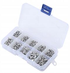  500 Db-os Alumínium Szegecs Lapos Fejű Készlet M2 x 3-18MM (GS14877233)