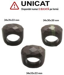  Inele Agata Colorata Ovala Fatetata - Diametru Gaura 57 mm