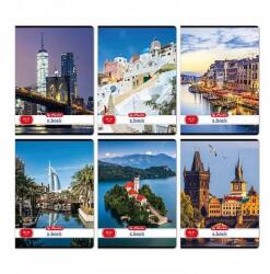 Herlitz A4-es sima füzet 32 lapos City - többféle (400200638)