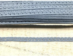 Ódonkék pamut csipke 1cm*2méter - papelito