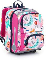 Topgal ergonomikus iskolatáska hátizsák Bebe - Flowers (BEBE 22001) - iskolataskawebshop