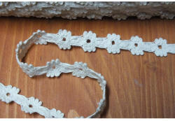 Ekrü pamut csipke 1, 5cm*2méter - papelito