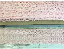  Pamut csipke - rózsaszín 4, 5cm*2méter - papelito