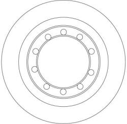 TRW DF4330 féktárcsa (1db)