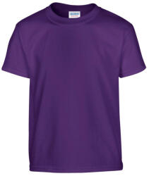 Gildan GIB5000 rövid ujjú pamut gyerek póló - purple szín (giB5000pu-m)