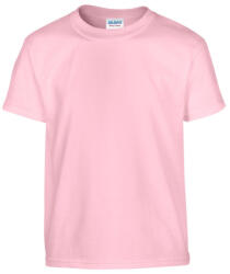 Gildan GIB5000 rövid ujjú pamut gyerek póló - light pink szín (giB5000lp-m) - olibo