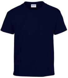 Gildan GIB5000 rövid ujjú pamut gyerek póló - navy szín (giB5000nv-xl) - olibo