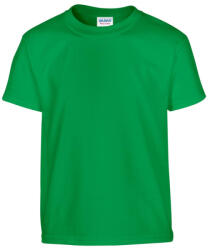 Gildan GIB5000 rövid ujjú pamut gyerek póló - irish green szín (giB5000ig-m) - olibo