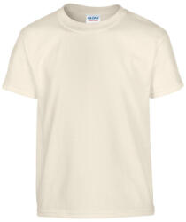 Gildan GIB5000 rövid ujjú pamut gyerek póló - natural szín (giB5000na-m) - olibo