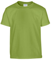 Gildan GIB5000 rövid ujjú pamut gyerek póló - kiwi szín (giB5000ki-m) - olibo