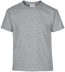 Gildan GIB5000 rövid ujjú pamut gyerek póló - sport grey szín (giB5000sp-l) - olibo