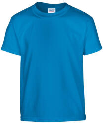 Gildan GIB5000 rövid ujjú pamut gyerek póló - sapphire szín (giB5000sh-l) - olibo