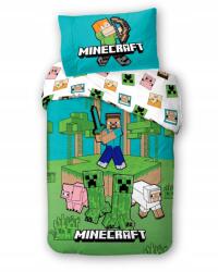 Brandmac Ifjúsági Ágyneműhuzat Minecraft 140x200 Gamer Játék Alex Steve Baby Pig Creeper (Minecraft Jungle Explore SBS 001)