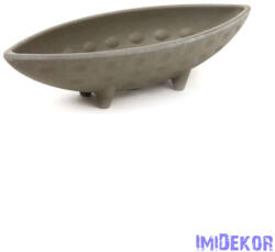  Talpas csónak műanyag tál - Szürke