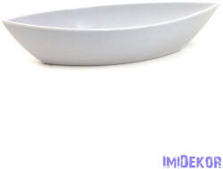  Fehér műanyag tál - Kis csónak 26cm