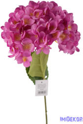  Hortenzia szálas selyemvirág D17cm M59cm - Lilás Rózsaszín