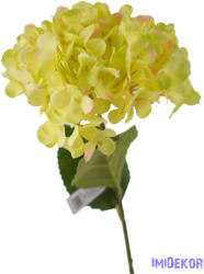  Hortenzia szálas selyemvirág D17cm M59cm - Zöldes