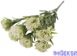  Tölcsérgumós 7 ágú bokor 34cm - Fehér