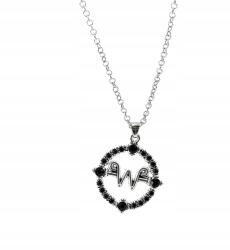 2K Nyaklánc Medál Wednesday Addams -ban Sorozat Szerda Sorozat Ajándék Goth