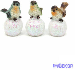  Madár figura hógolyón