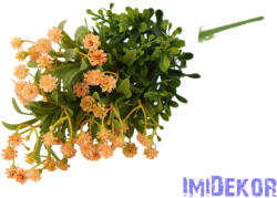  Rezgős 6 ágú műzöld bokor 36cm - Barack