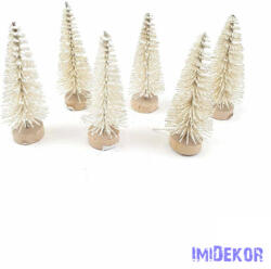 Talpas fenyőfa 6cm 6db/cs - Csillámos Krém