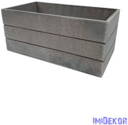  Magaságyás fa ládikó 11x20cm M - Szürke