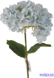 Hortenzia szálas selyemvirág D17cm M59cm - Halvány Kék