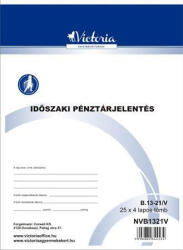 Victoria Paper Időszaki pénztárjelentés, 25x4, A4, VICTORIA, B. 13-21 (IPTJA4V254)