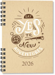  Period Eco Adventure 2026 A5 heti beosztású spirálos határidőnapló (P4114-1950)